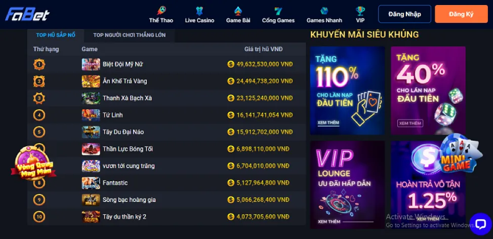 Cá cược Esports tại tải egachien39